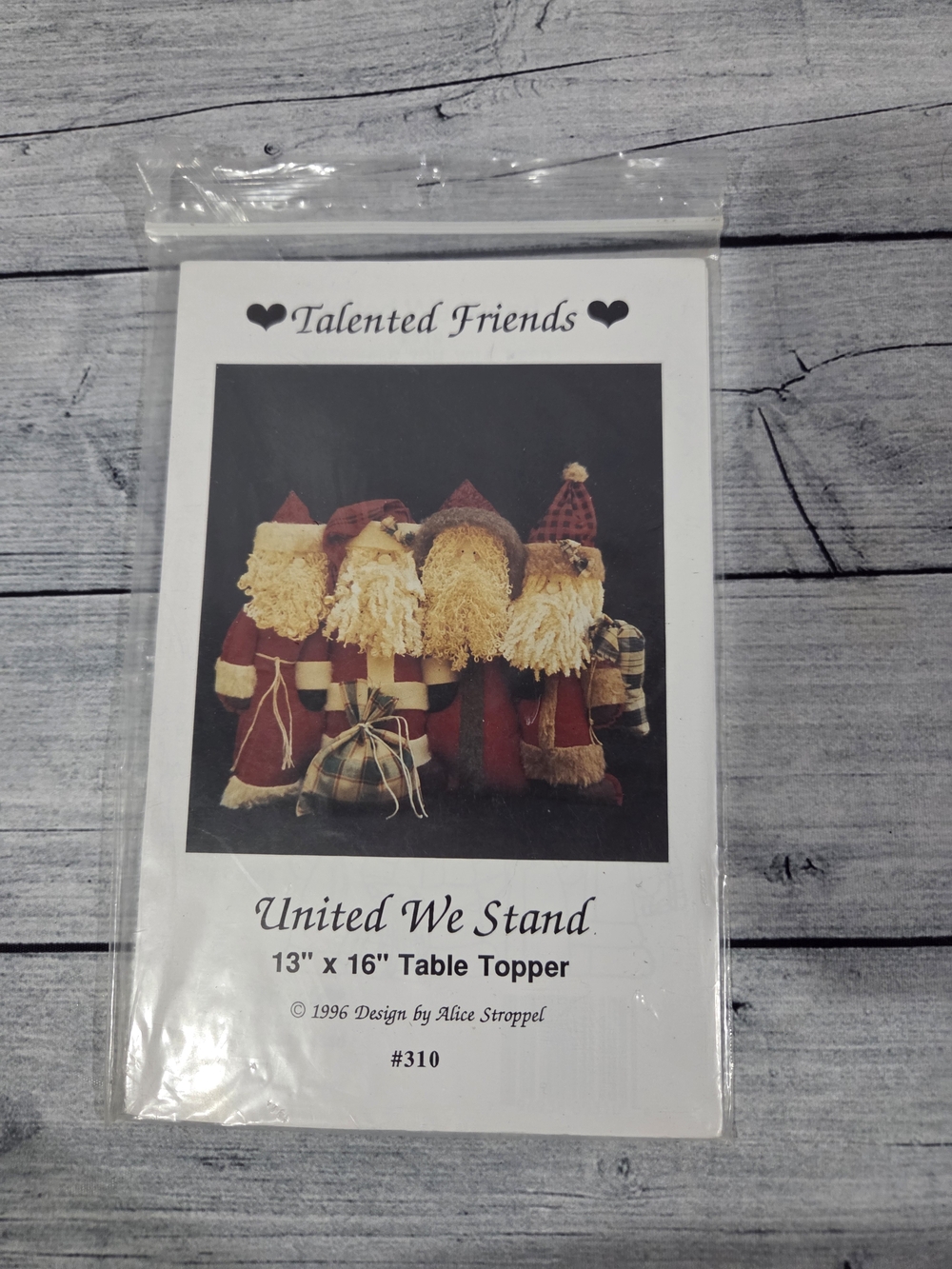 Talented Friends Sewing Pattern United We Stand Table Topper